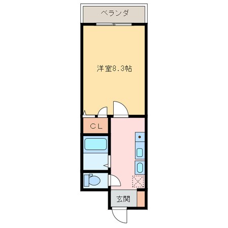 エスポワール古川の物件間取画像